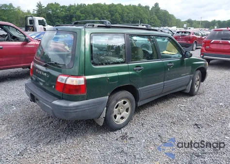2002 Subaru Forester L из США, поврежденный, VIN JF1SF63562H720012